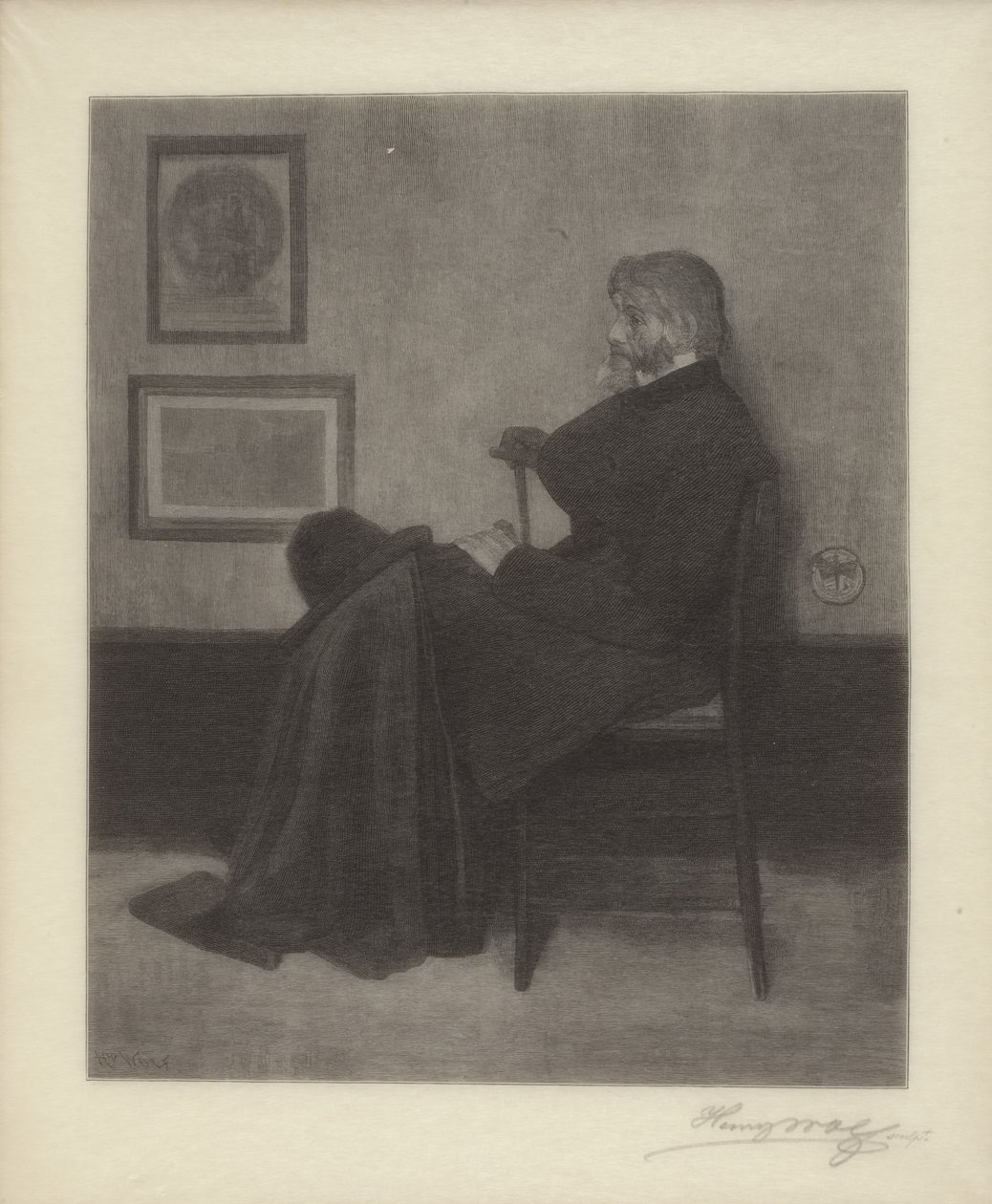 Thomas Carlyle da James Abbott McNeill & Wolf Henry (1852 1916) Whistler