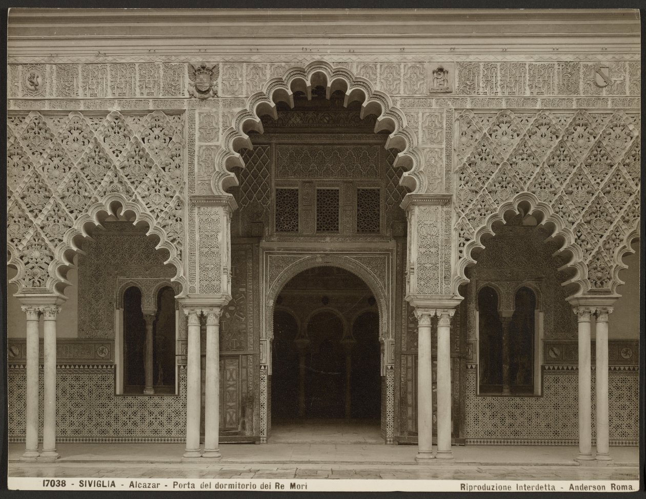 Alcázar, porta della camera da letto dei re mori da James Anderson