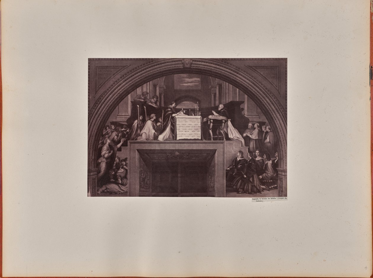 Raffaello, Il miracolo di Bolsene (affresco vaticano) da James Anderson