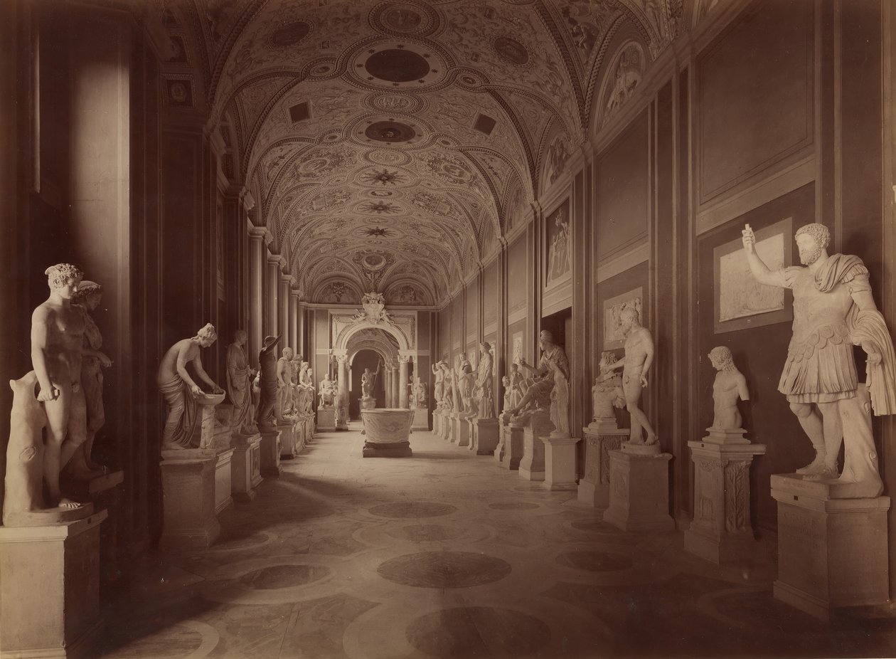 Sala delle Statue, 1850-60 da James Anderson