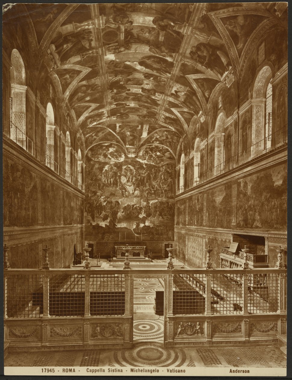 Cappella Sistina di Michelangelo da James Anderson