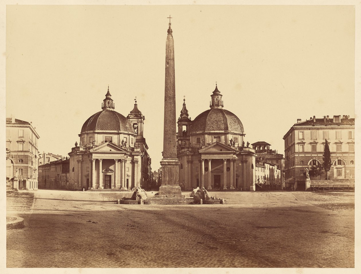 Veduta di Piazza del Popolo da James Anderson