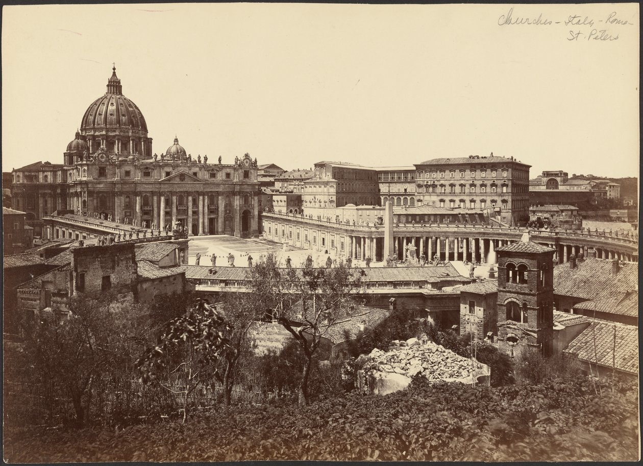 [Veduta della Basilica di San Pietro] da James Anderson