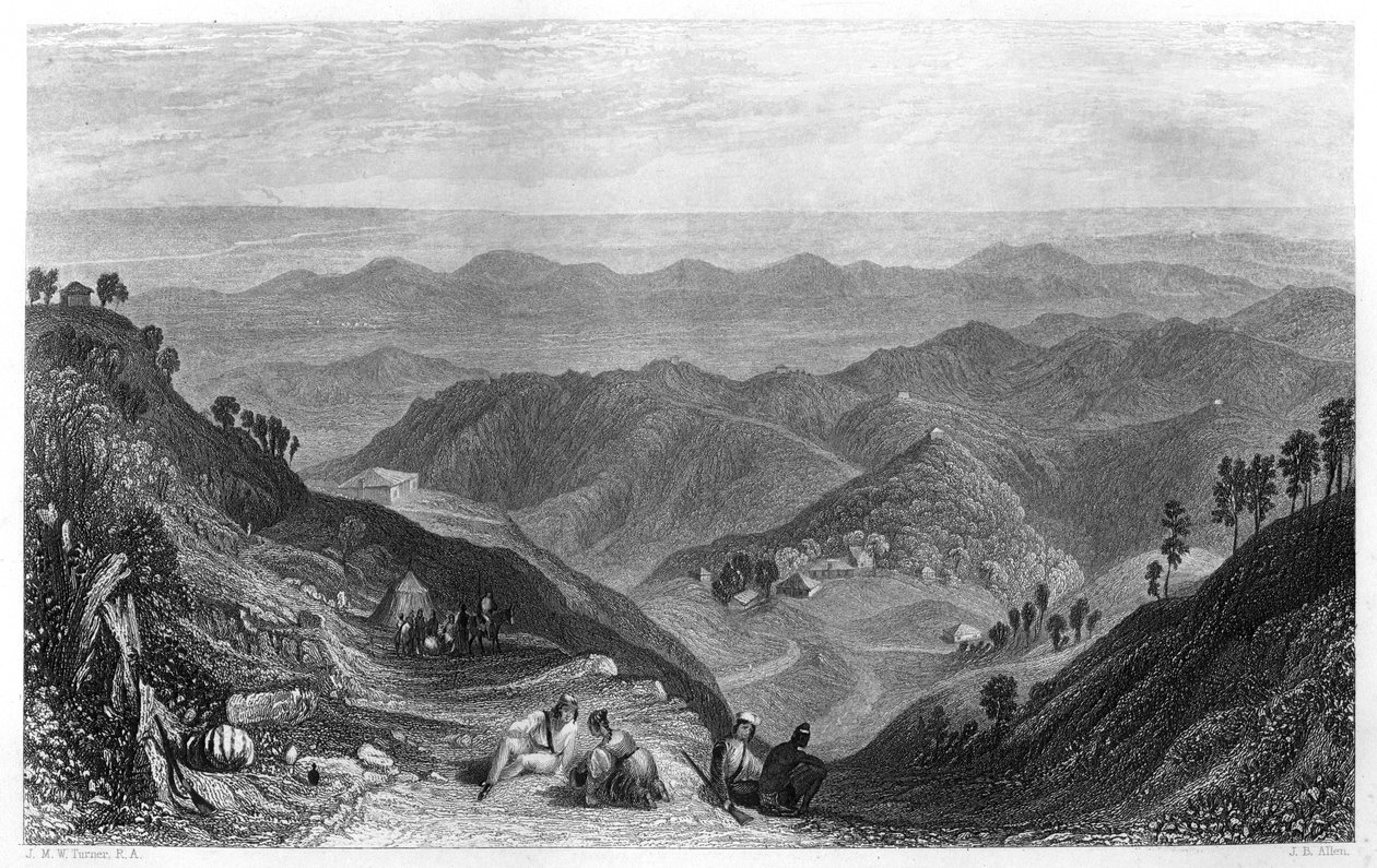 Mussoorie e la valle di Dhoon, India da James B. Allen