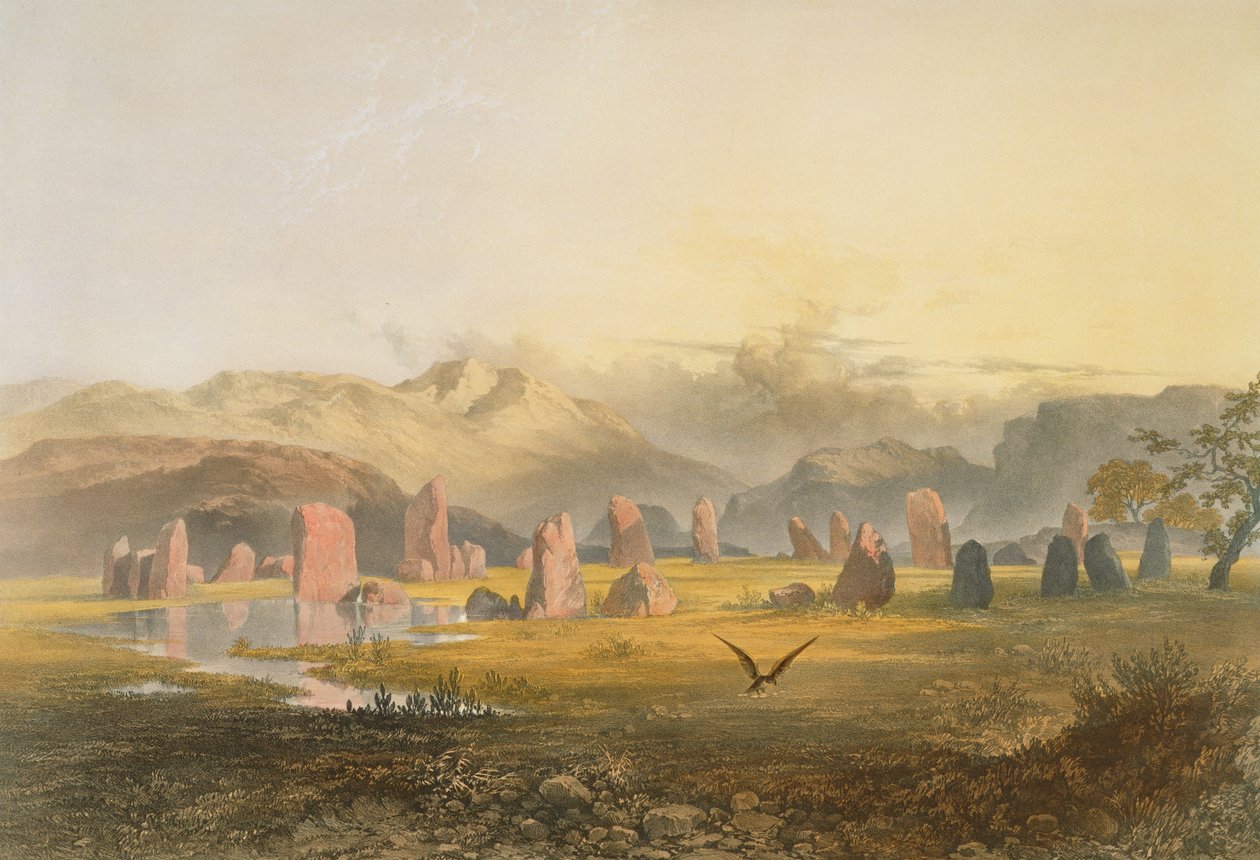 Cerchio di pietre di Castlerigg vicino a Keswick, da 