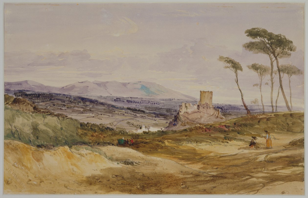 Paesaggio con castello e figure da James Baker Pyne
