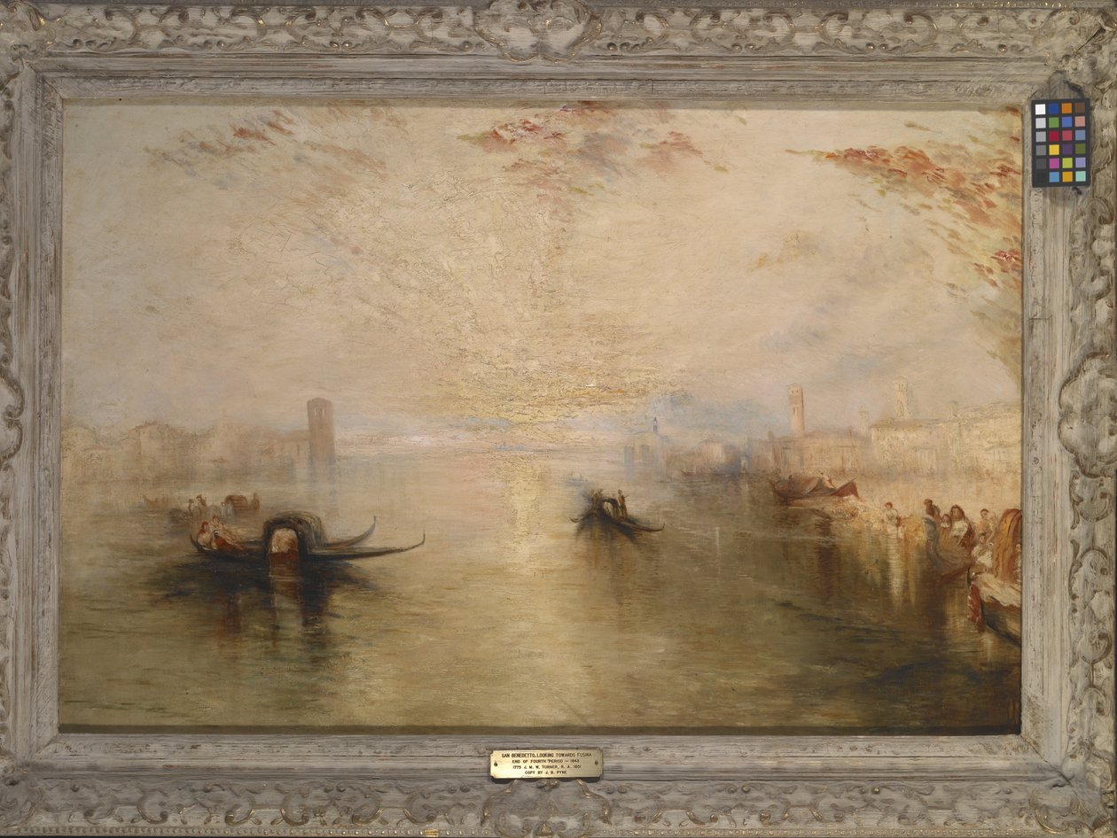San Benedetto guardando verso Fusina (dopo Turner) da James Baker Pyne