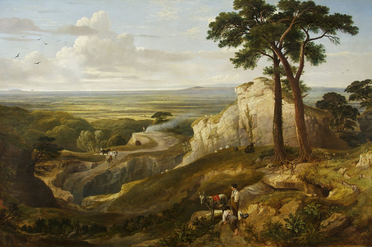Vista dai Mendips da James Baker Pyne
