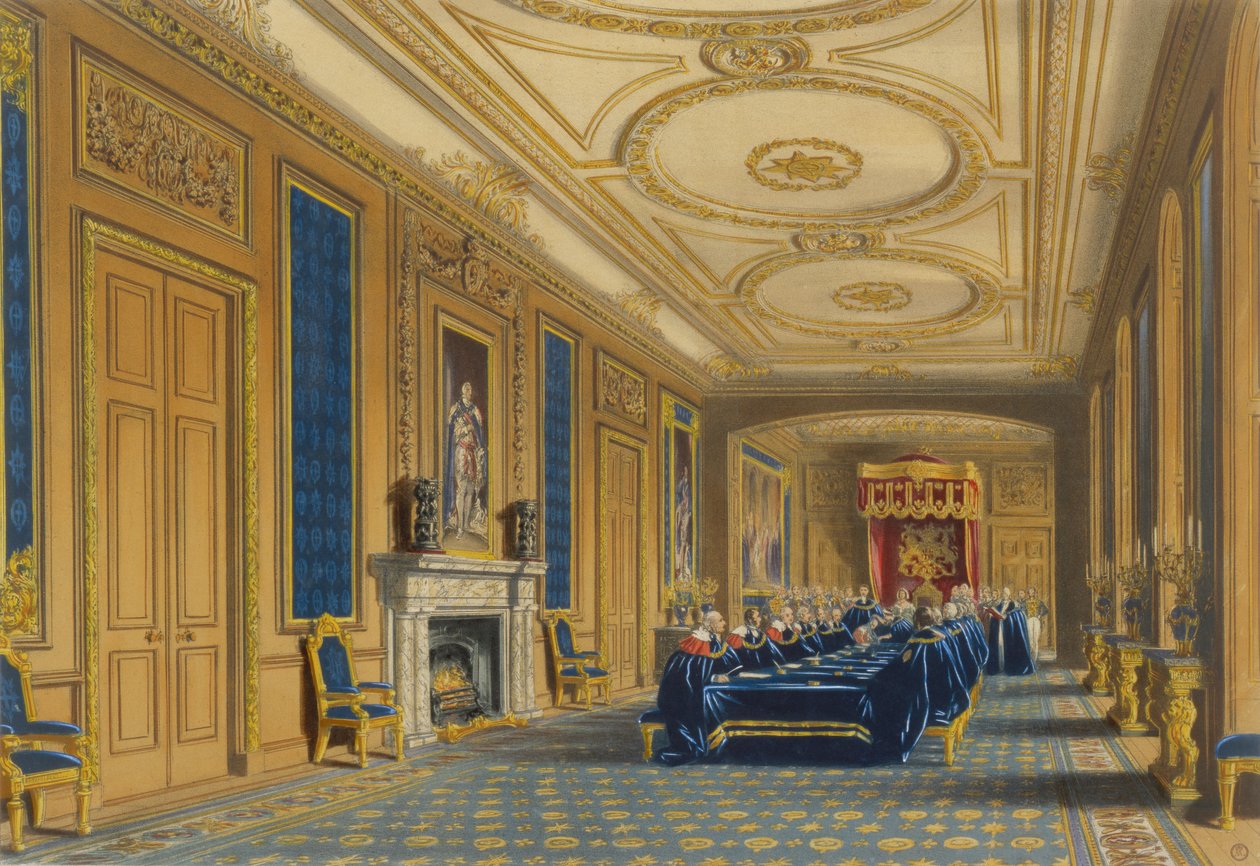 La Sala del Trono, Castello di Windsor - L
