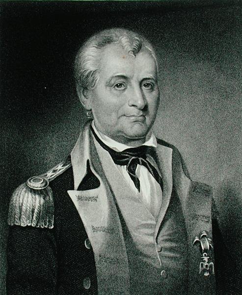 Generale Lachlan McIntosh (1727-1806), inciso da Henry Hoppner Meyer da James Barton (after) Longacre