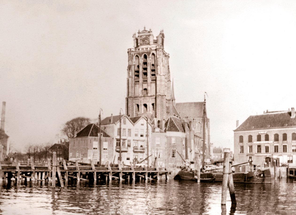 Chiesa sul canale, Dordrecht, Paesi Bassi, 1898 da James Batkin