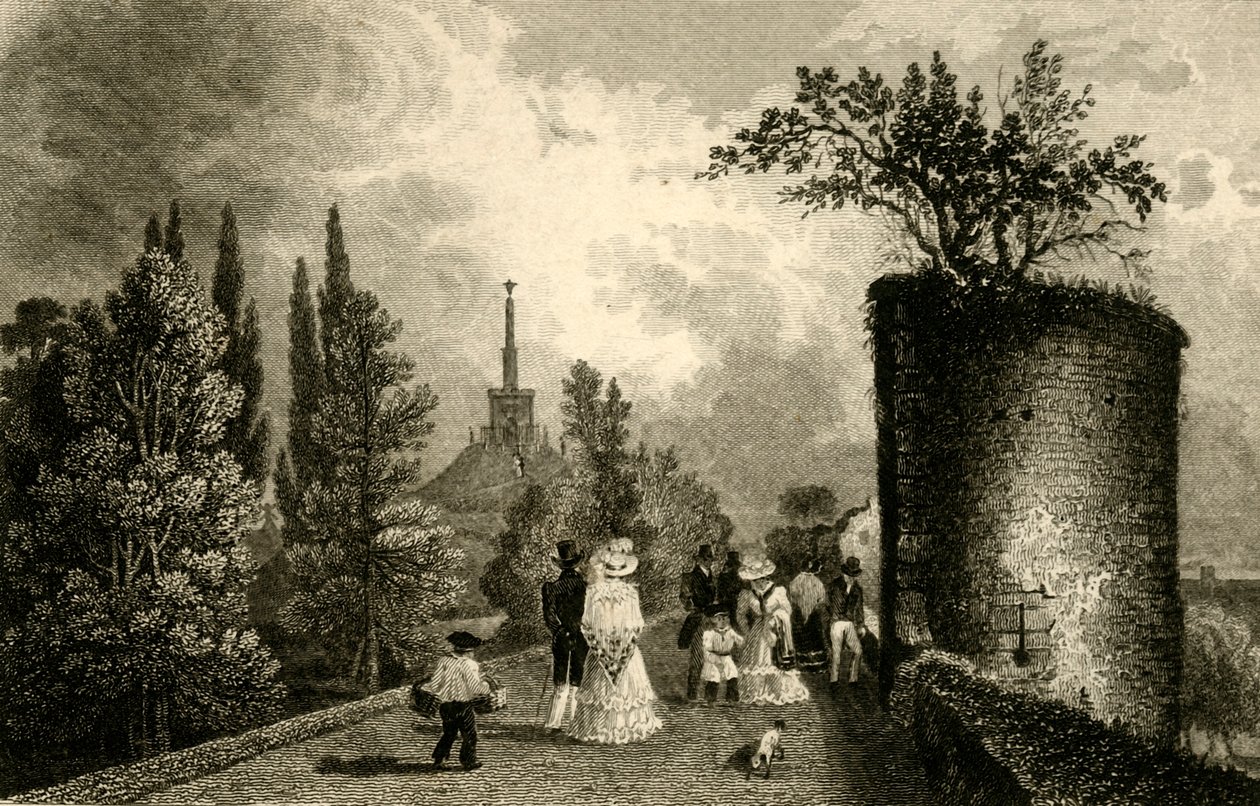 Danejohn Hill, Canterbury, Kent, 1829 da James Baylis Allen