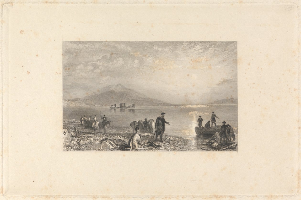 Castello di Loch Leven da James Baylis Allen