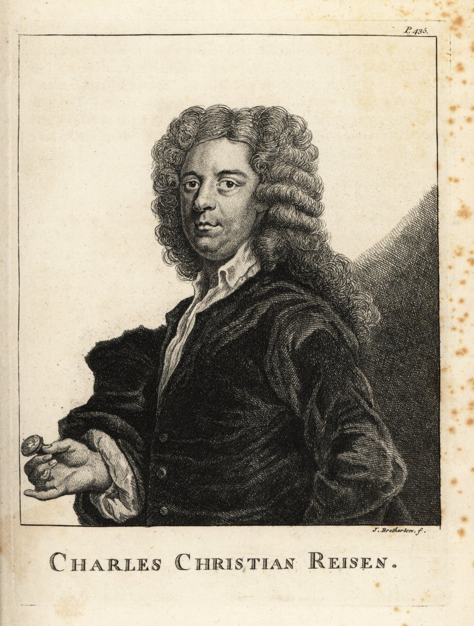 Ritratto di Charles Christian Reisen da James Bretherton