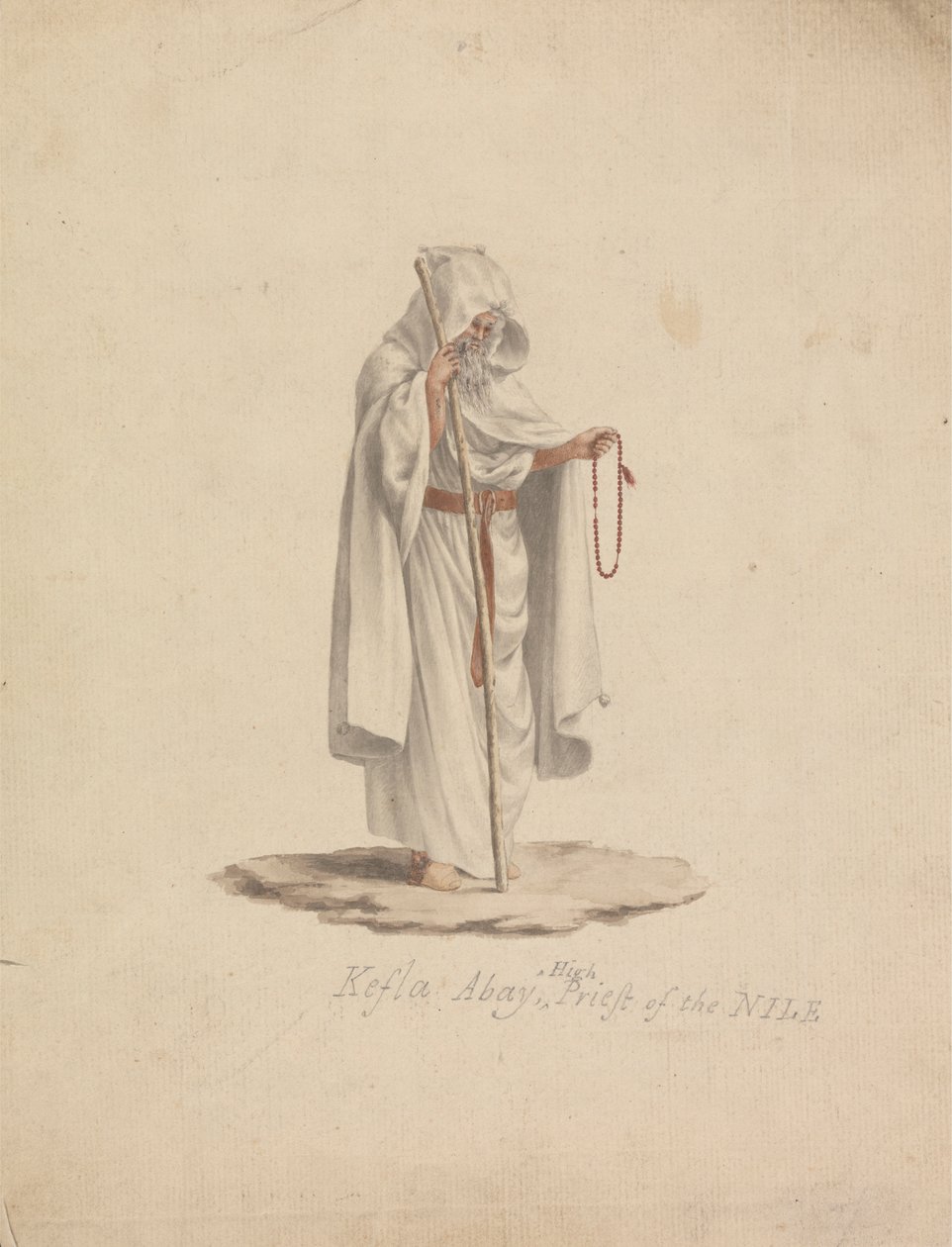 Kefla Abay, Sommo Sacerdote del Nilo da James Bruce