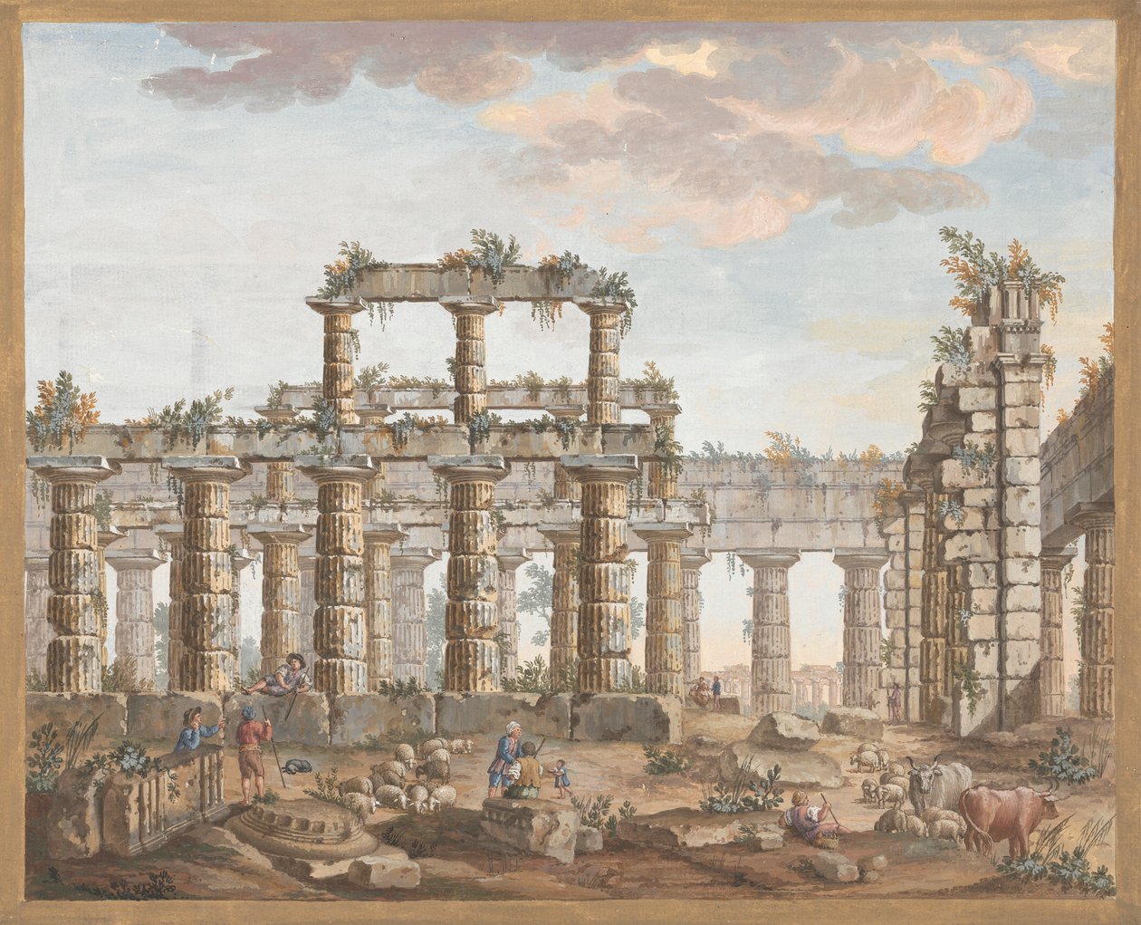 Rovine del tempio da James Bruce