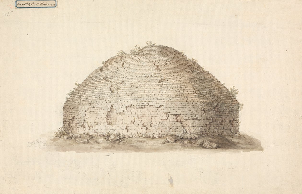 Tomba di Giuba II vicino ad Algeri da James Bruce
