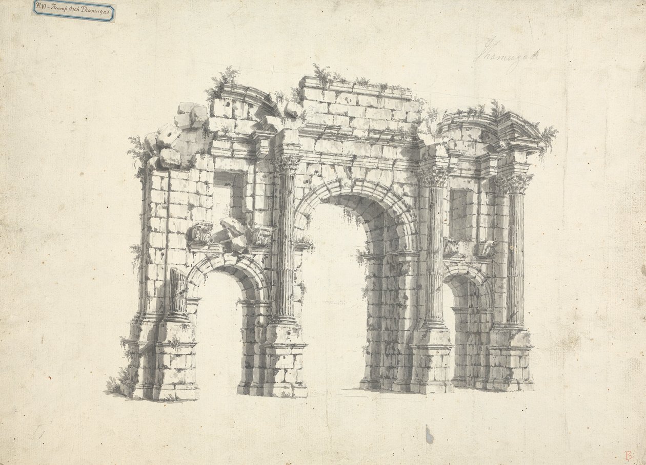 Arco di trionfo Thamugas da James Bruce