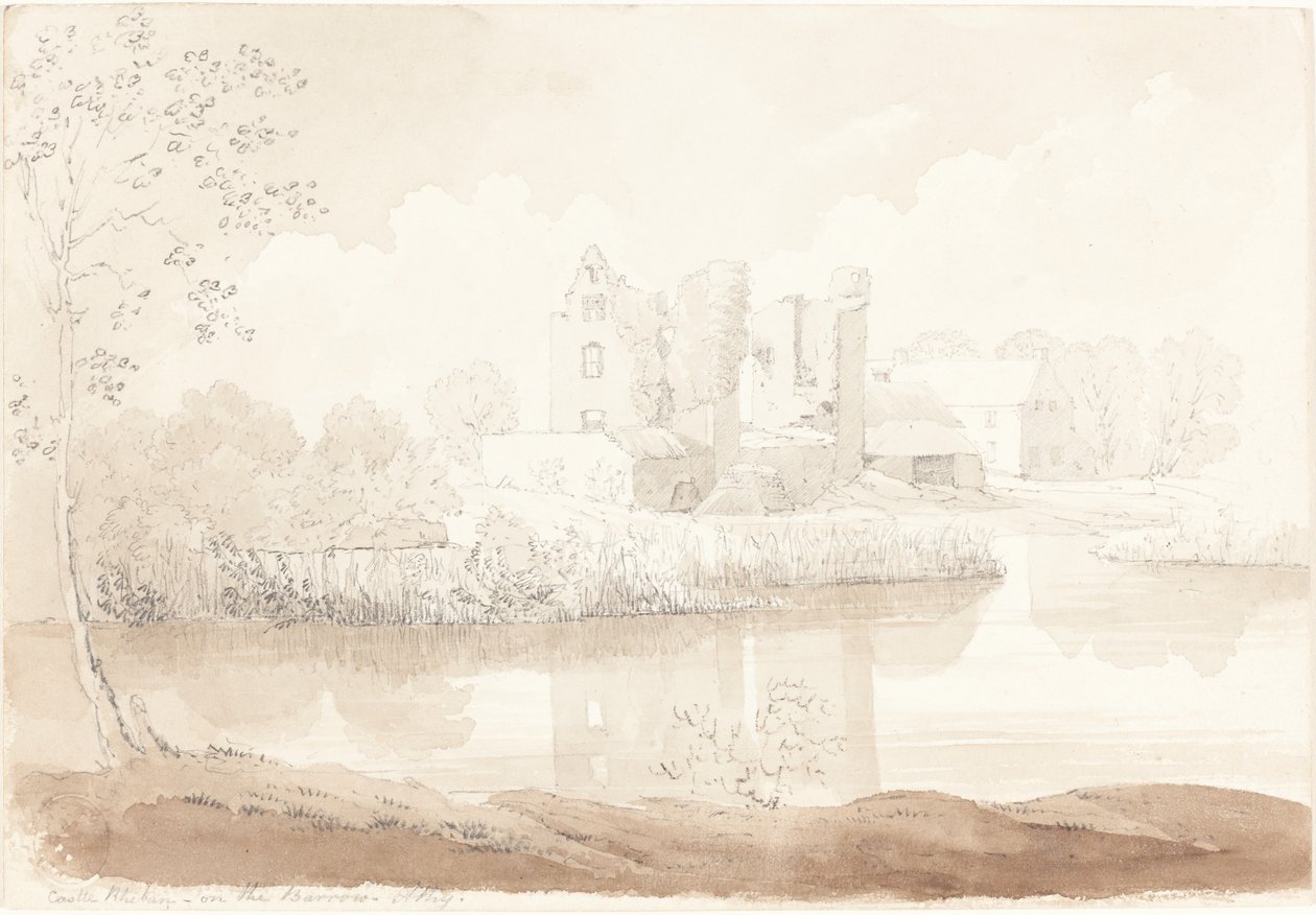 Castello Rheban sul fiume Barrow, Athy da James Bulwer