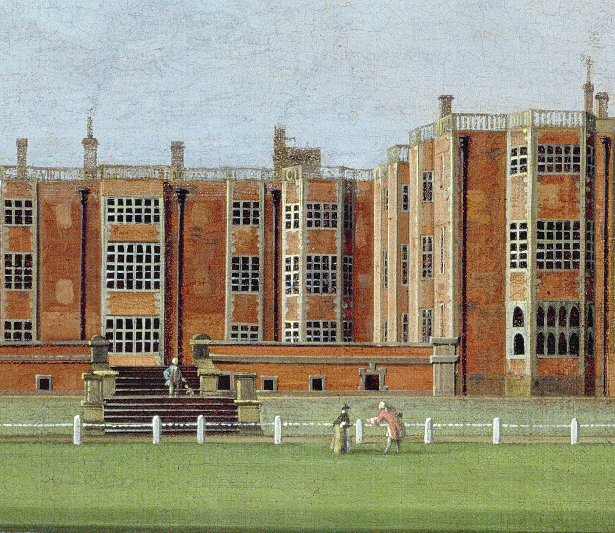 Vista di Temple Newsam House, c.1750 (dettaglio) da James Chapman