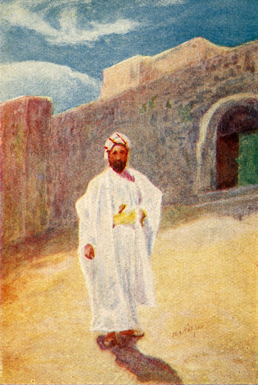 Uno scriba orientale - Luca vi. 7, c. 1924. Creatori: James Clark, Henry A Harper da James Clark, Henry A Harper