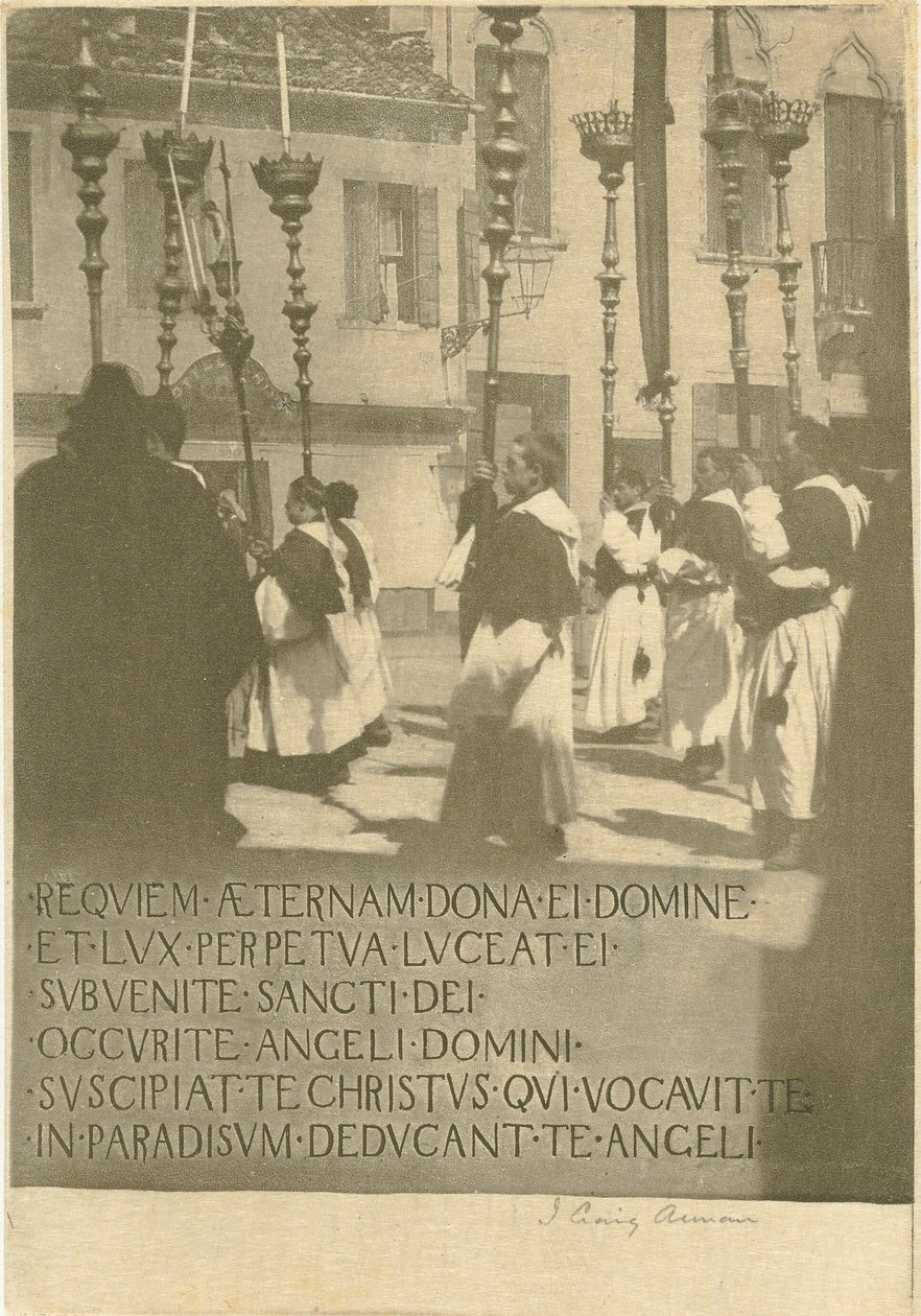 Un requiem veneziano da James Craig Annan