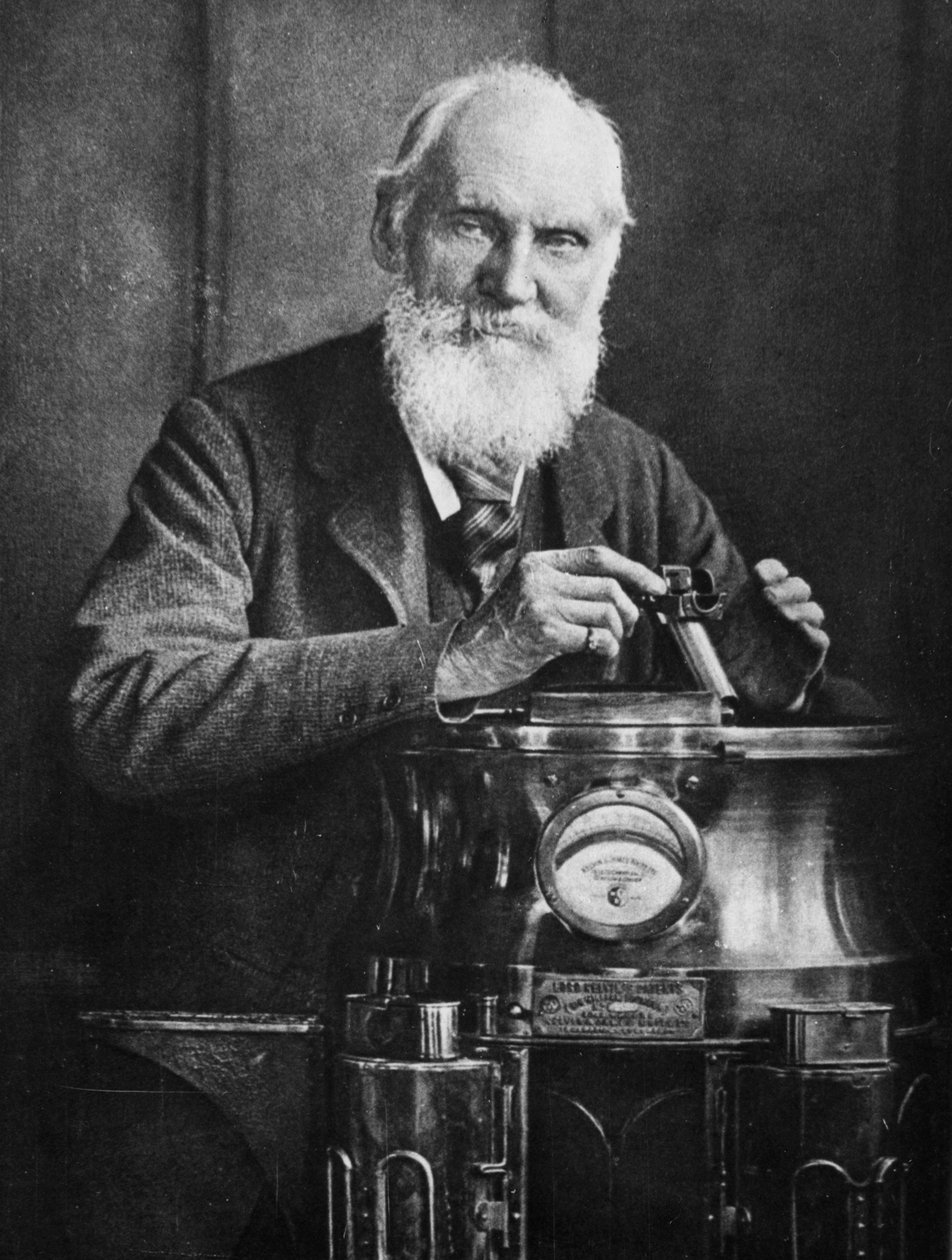 Lord Kelvin, matematico e fisico scozzese, con la sua bussola, 1902 da James Craig Annan