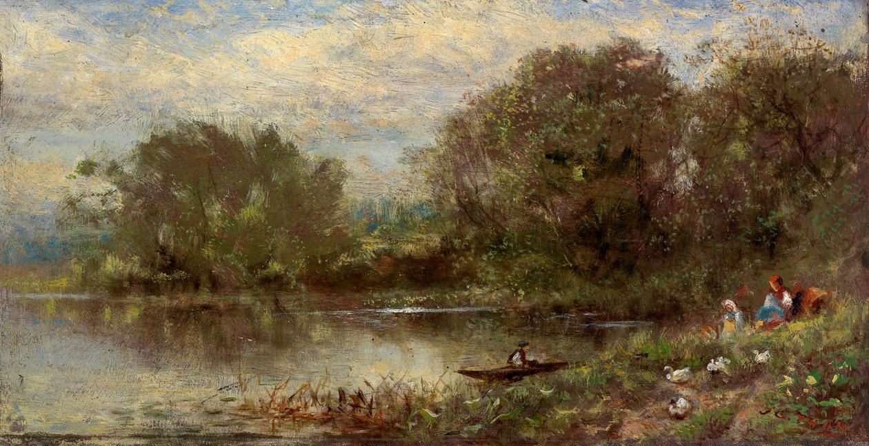 Paesaggio chiamato La ghianda, XIX secolo da James Crawford Thom