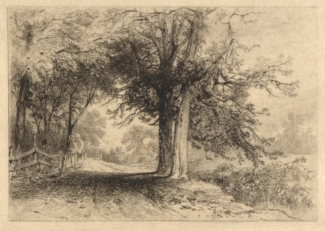 Una corsia di fattoria, gennaio 1887, Opus 2 da James David Smillie