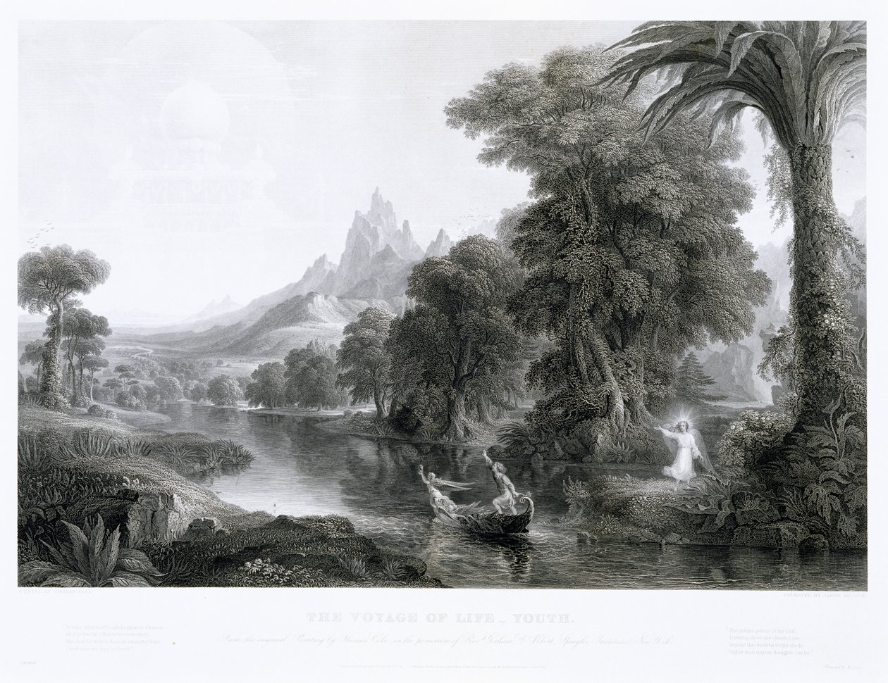 Il viaggio della vita — Gioventù, c. 1855 da James David Smillie
