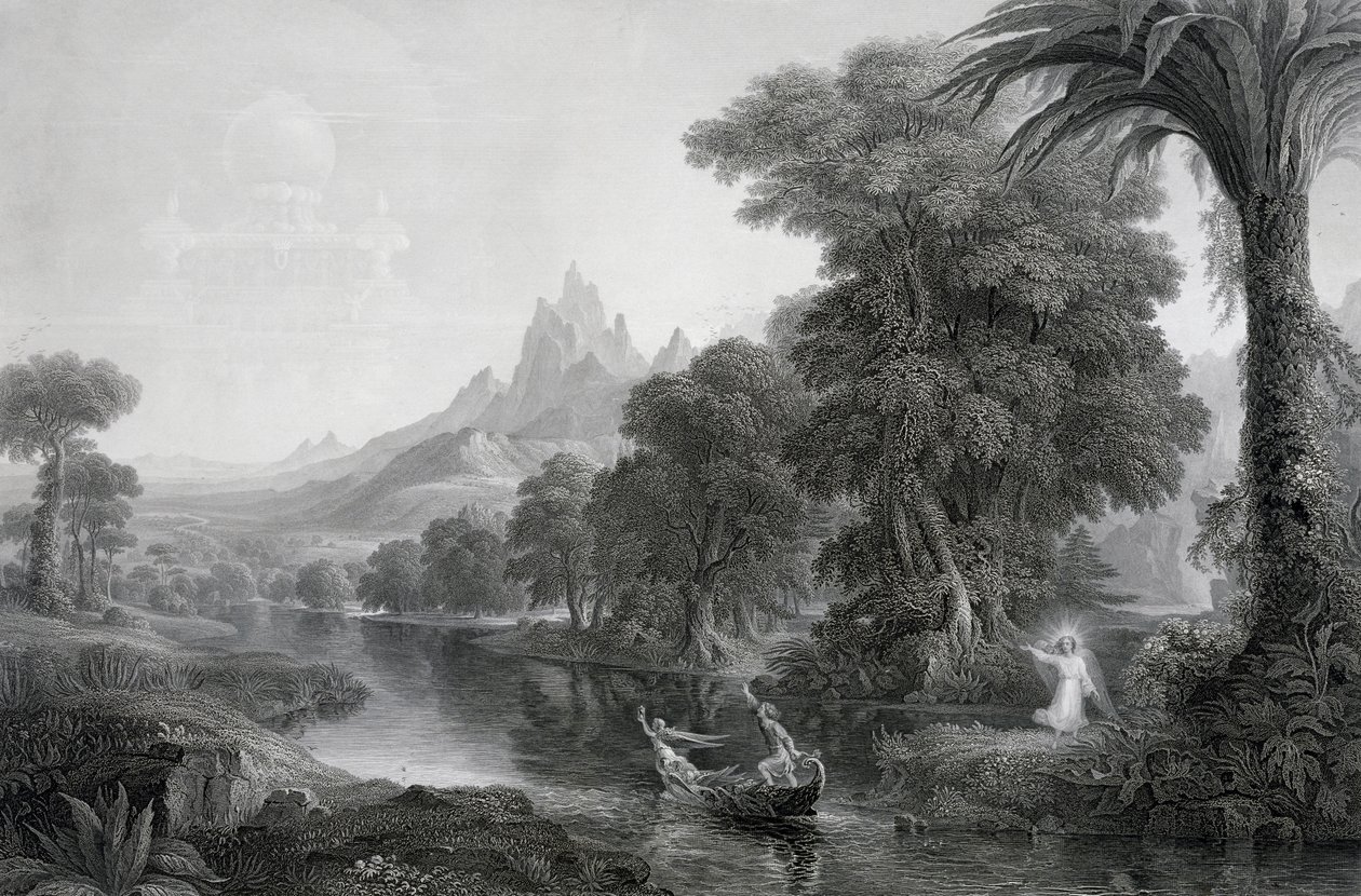 Il viaggio della vita: giovinezza, c. 1855 da James David Smillie