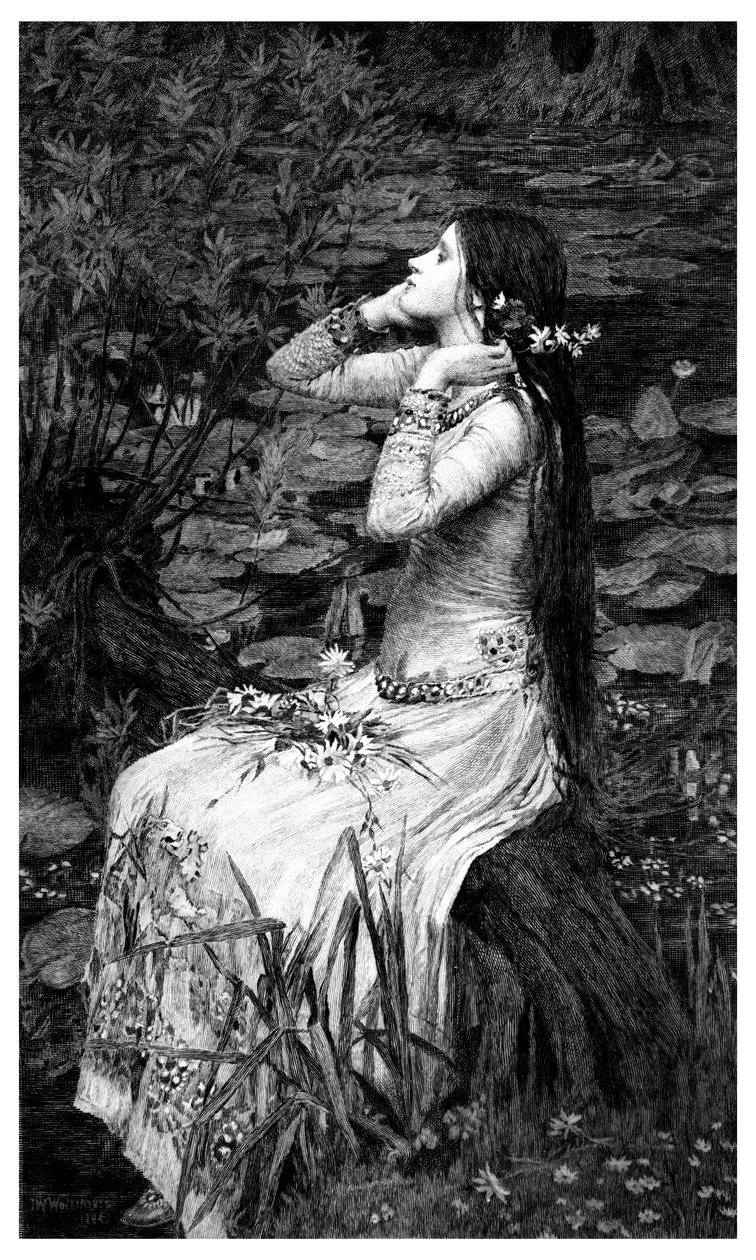 Ofelia, 1895 da James Dobie
