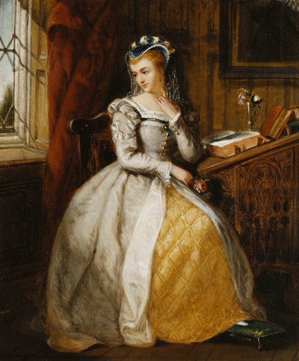 In biblioteca, 1897 da James Dromgole Linton