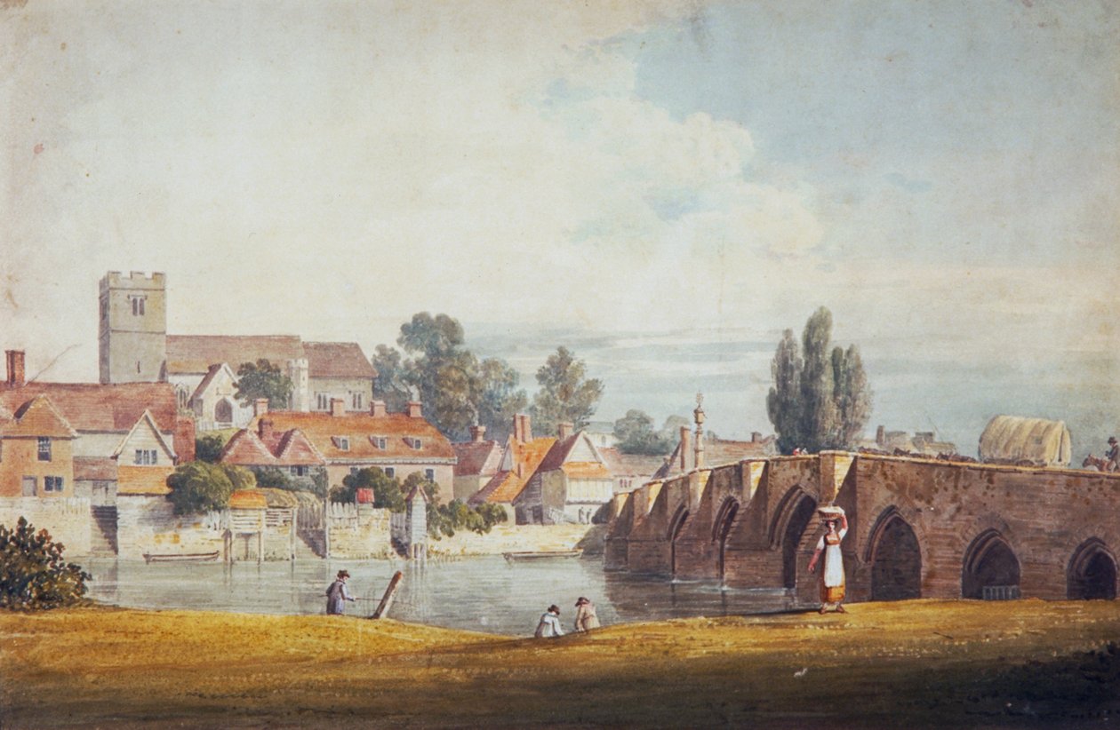 Aylesford, vicino a Maidstone, Kent da James Duffield Harding
