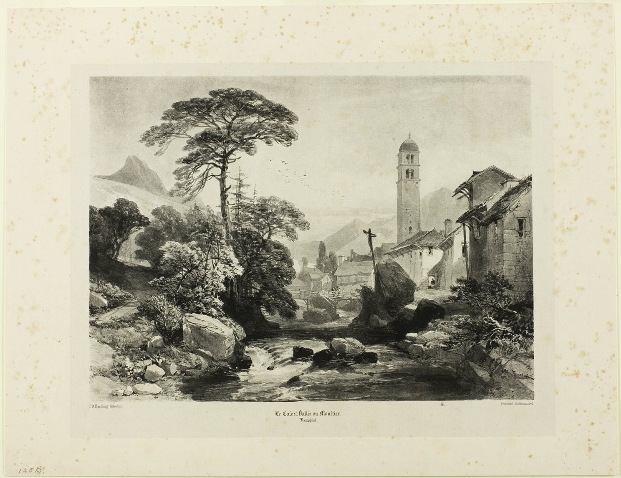 Le Casset; Vallee du Monetier da James Duffield Harding