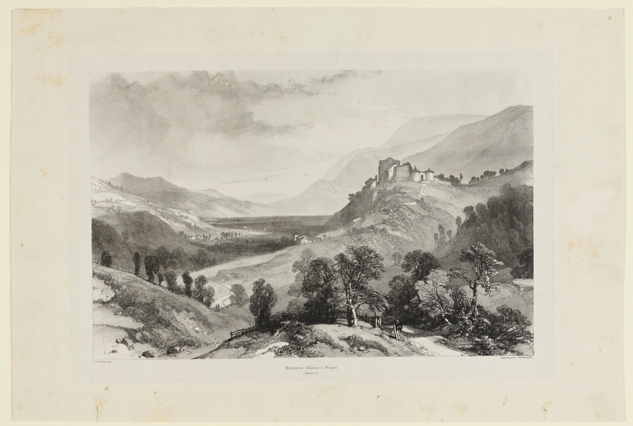 Pontcharra, castello di Bayard da James Duffield Harding