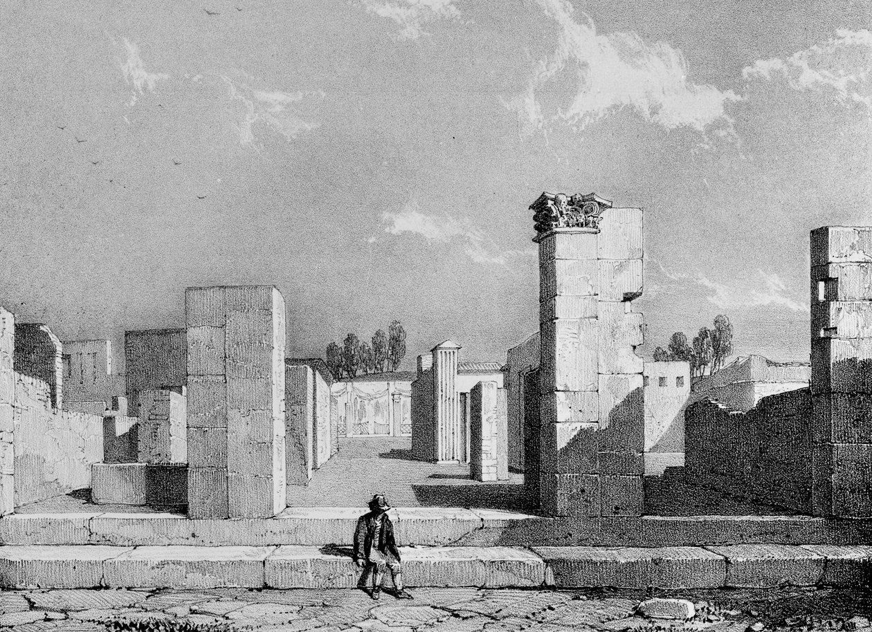 La Casa di Gaio Sallustio, 1828 da James Duffield Harding