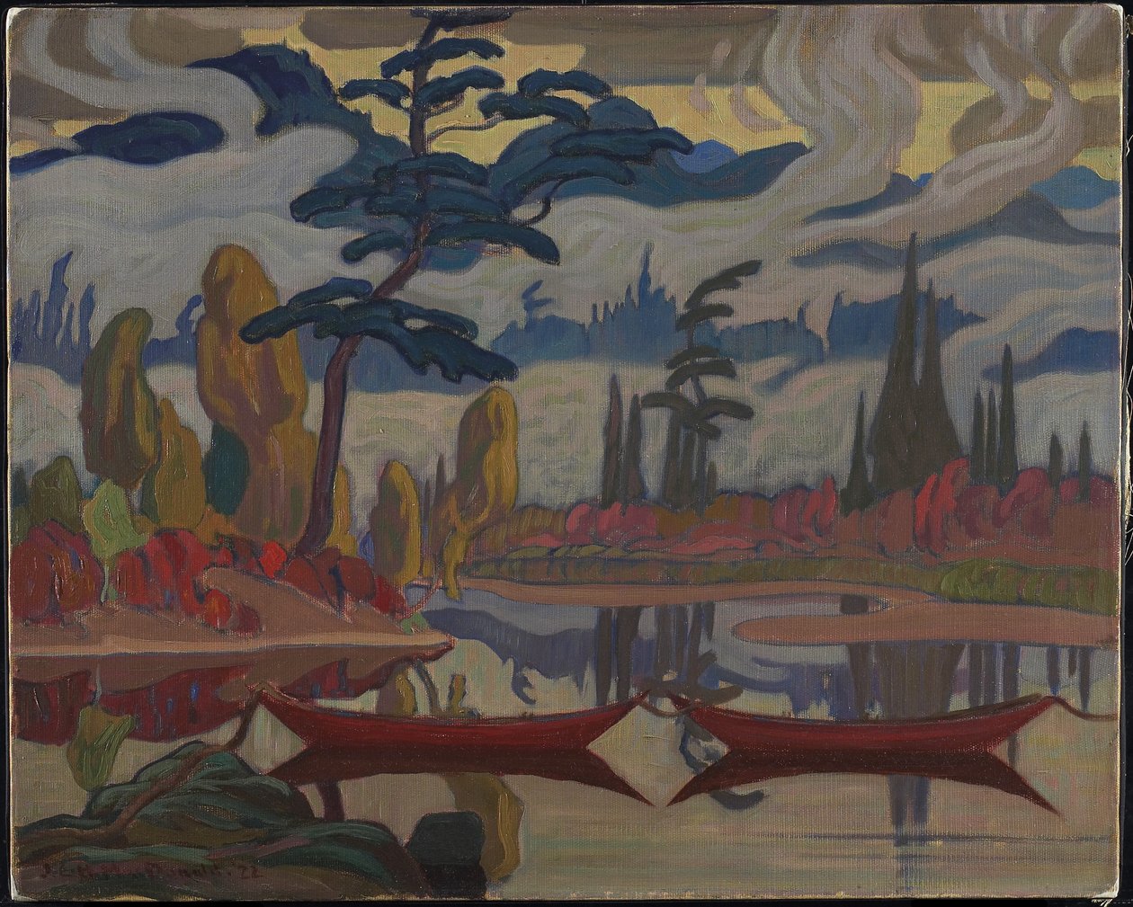 Fantasia di nebbia, Nordland, 1922 da James Edward Hervey Macdonald