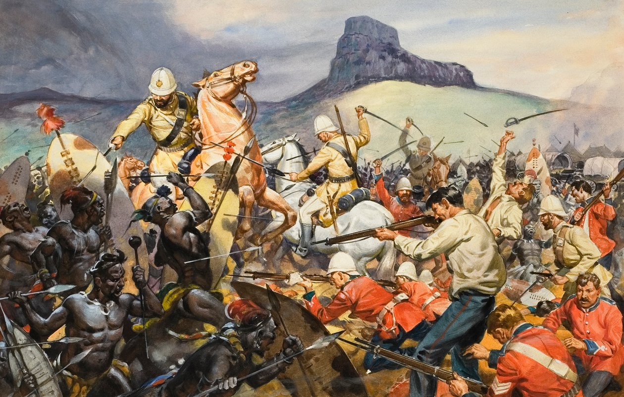 Boeri e nativi (gouache su carta) da James Edwin McConnell
