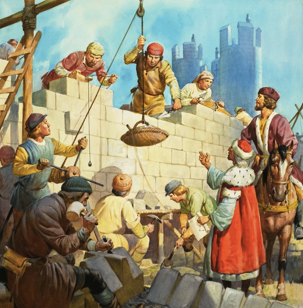Costruzione del castello da James Edwin McConnell