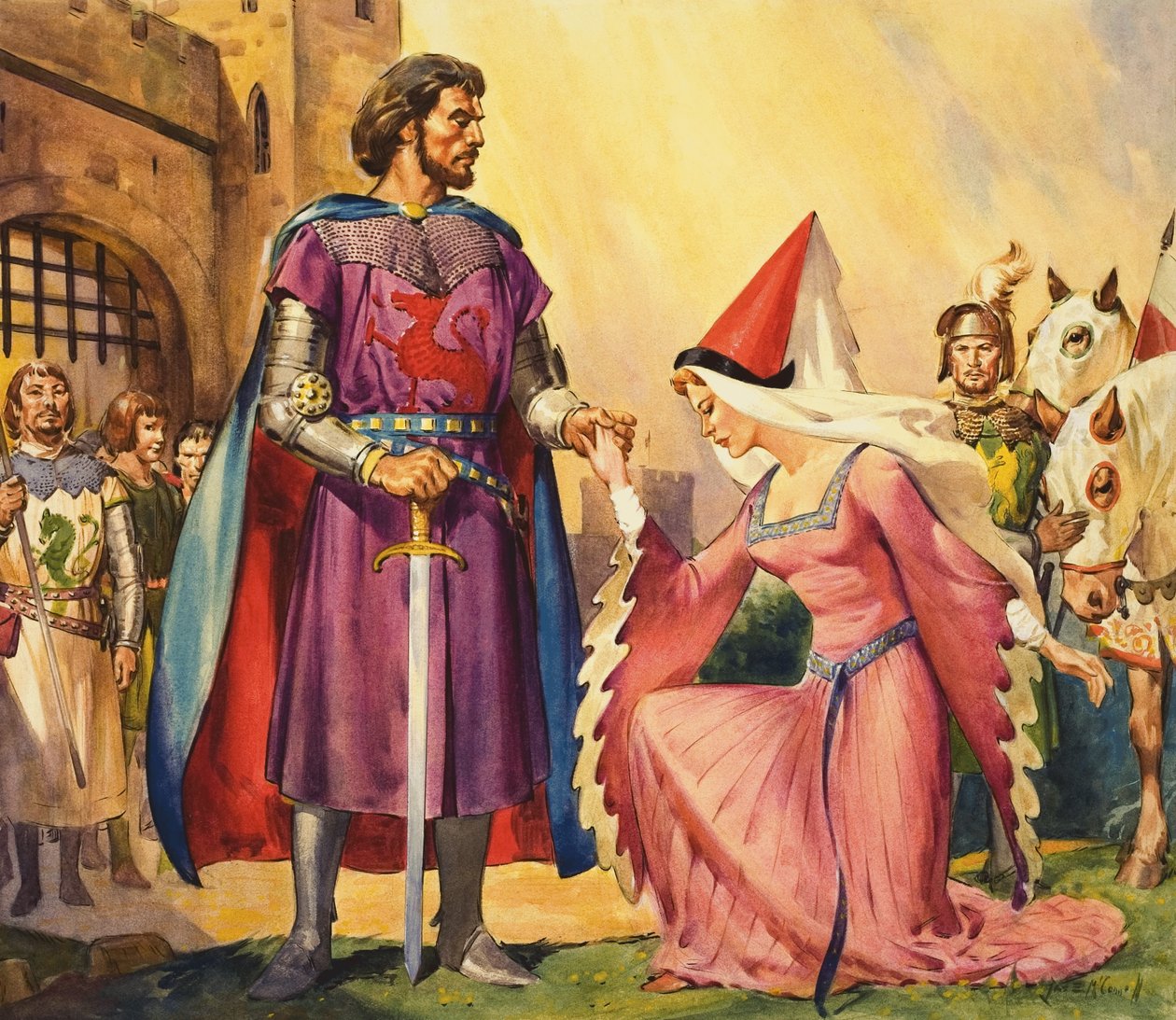 Re Artù e Ginevra da James Edwin McConnell