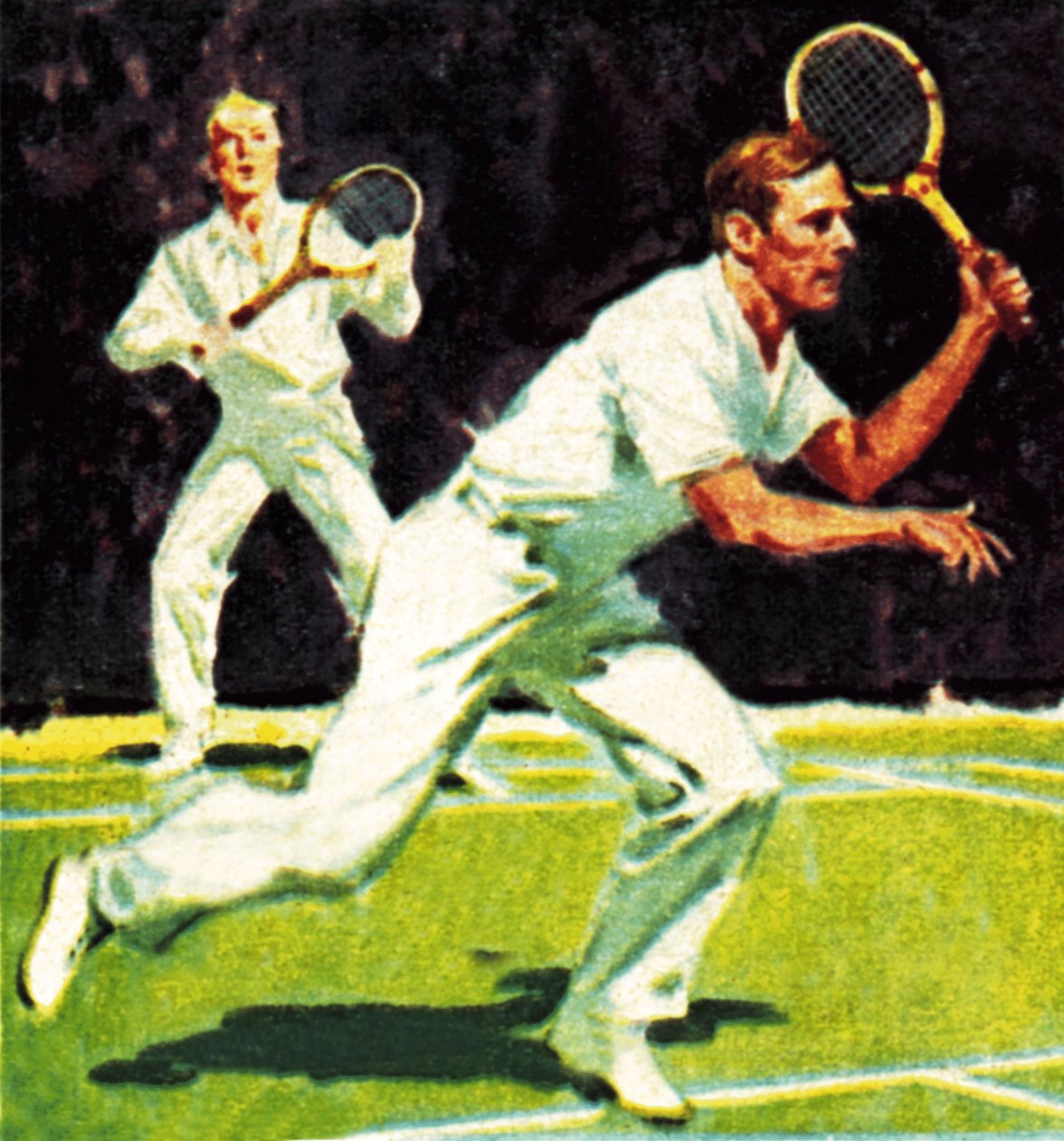 Re Giorgio VI giocò nel doppio maschile a Wimbledon nel 1926 da James Edwin McConnell