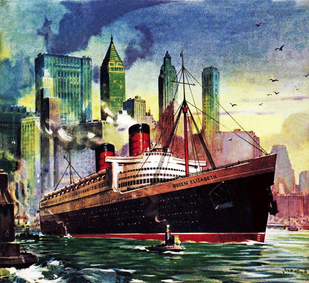 RMS Regina Elisabetta da James Edwin McConnell