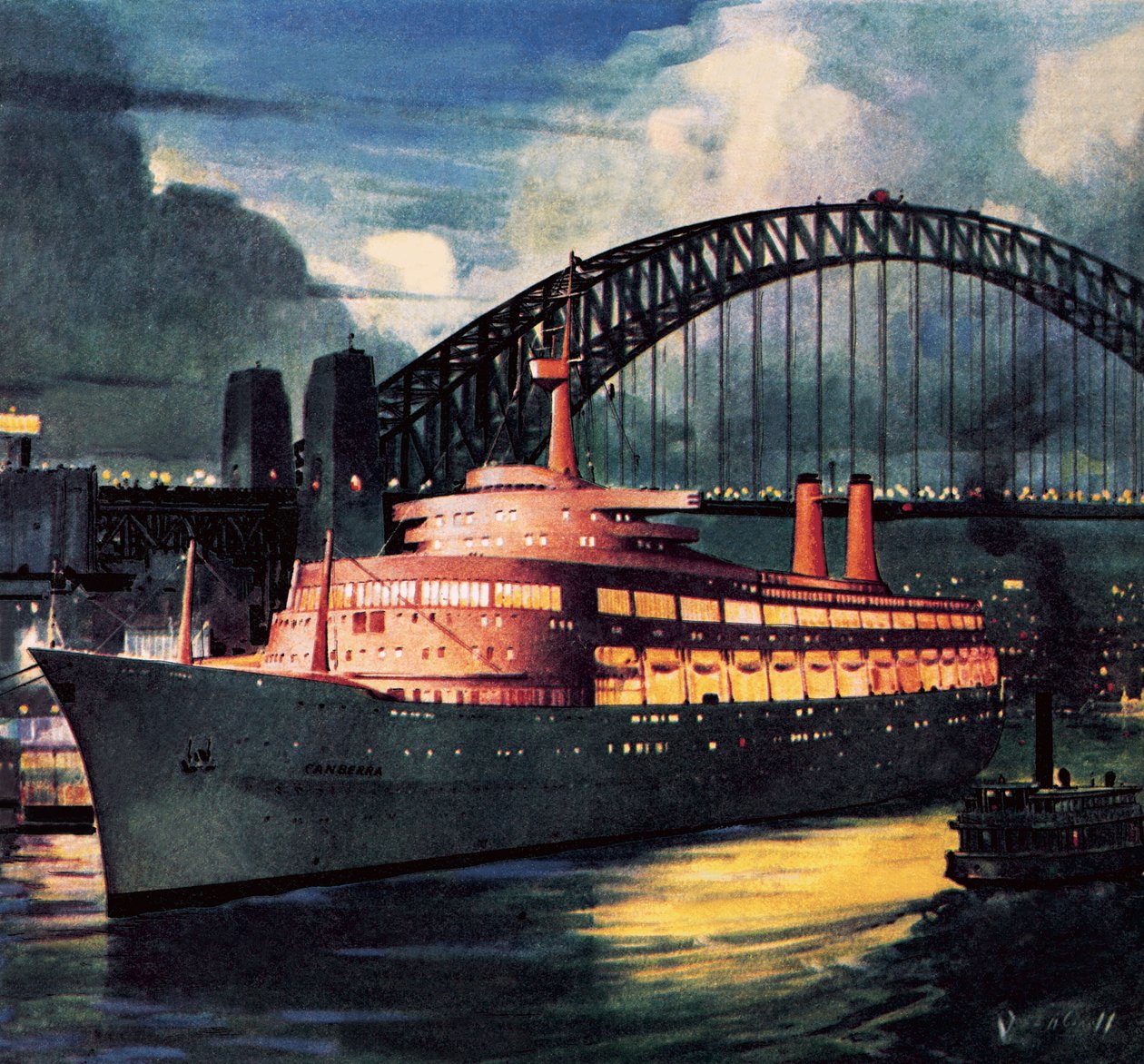 SS Canberra da James Edwin McConnell