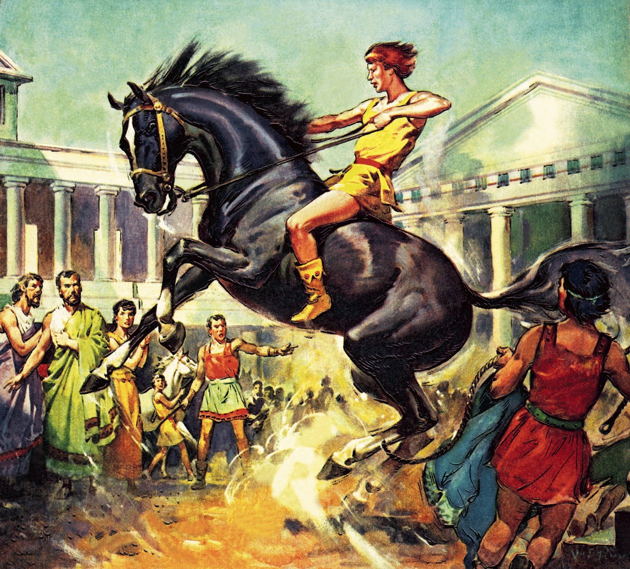 La doma di Bucefalo da James Edwin McConnell
