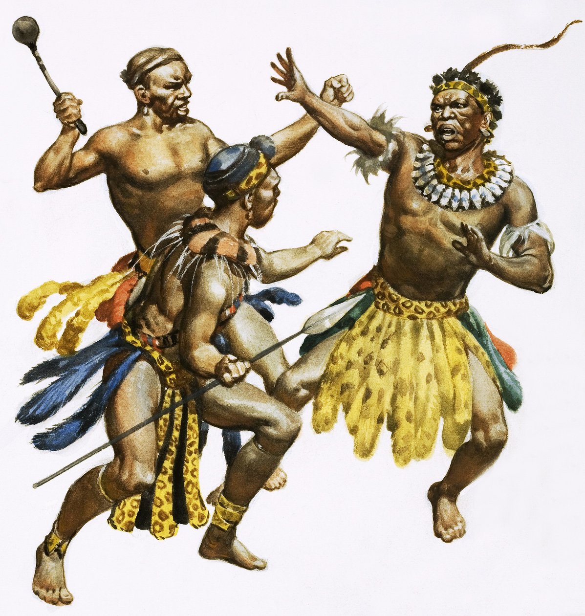 Il capo zulu Shaka viene attaccato da James Edwin McConnell