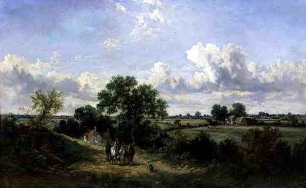 Ritorno a Casa dalla Raccolta, Suffolk da James Edwin Meadows