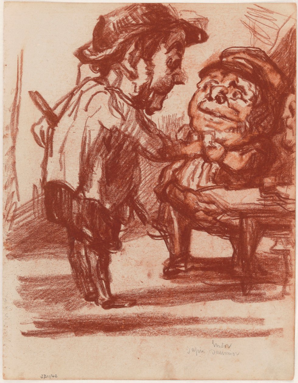 Nach Daumier: Die fröhlichen Jäger da James Ensor