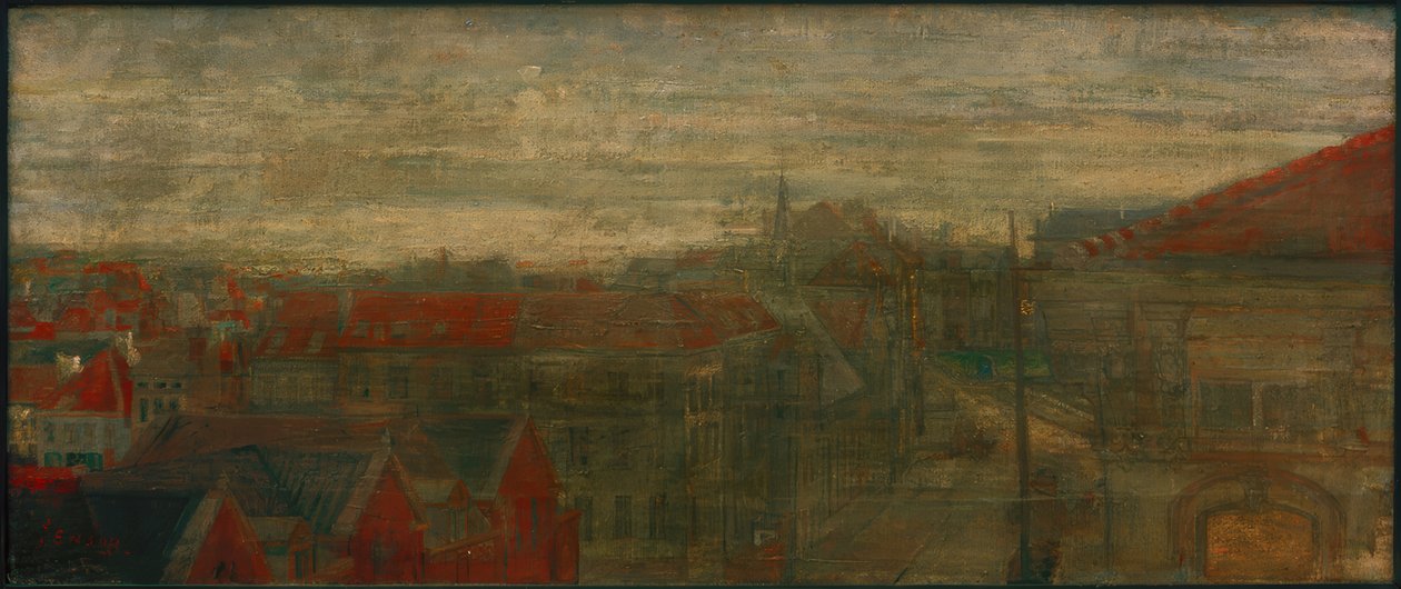 Vista da Phnosien, onde e oscillazioni di luce da James Sidney Ensor