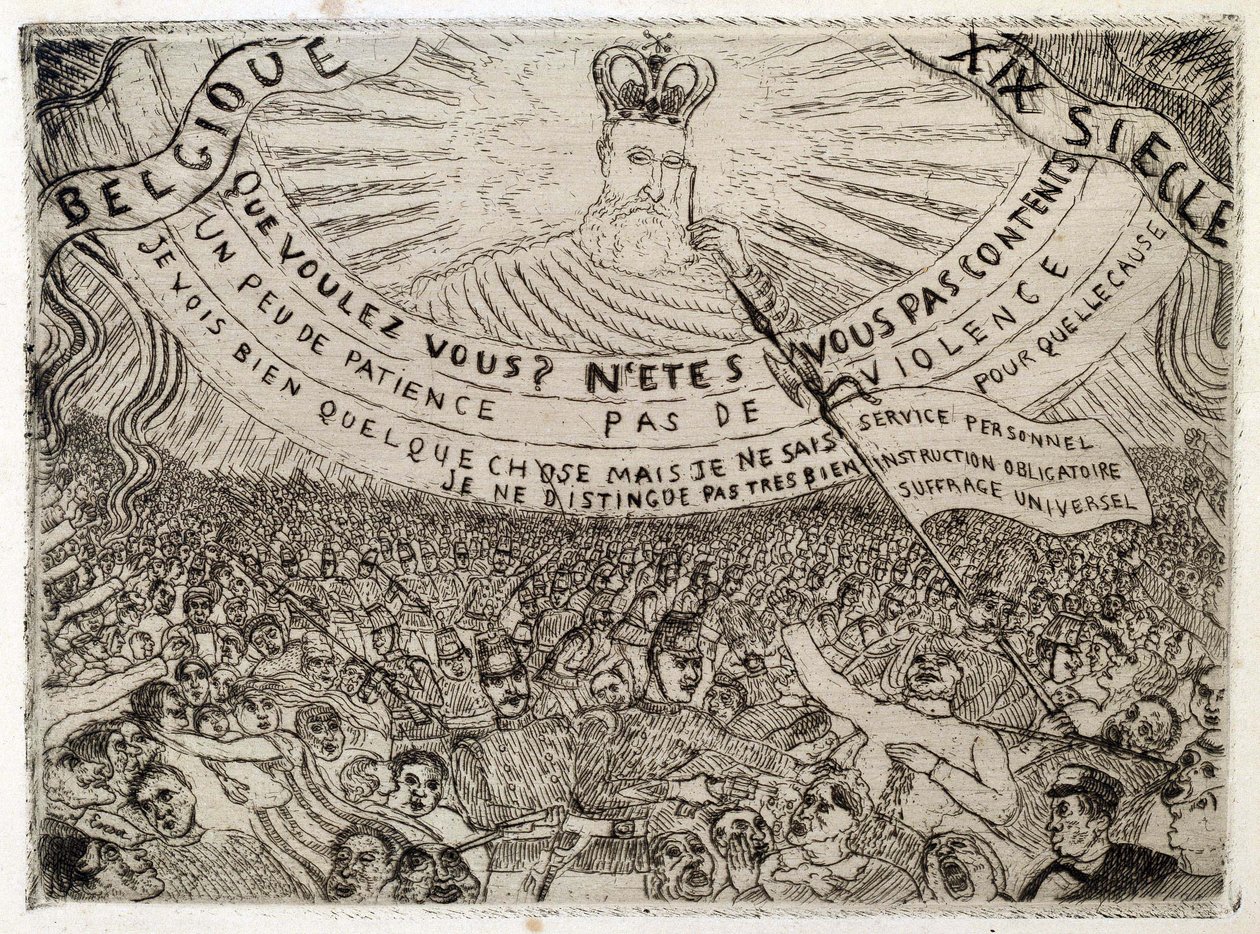 Il Belgio nel XIX secolo da James Ensor